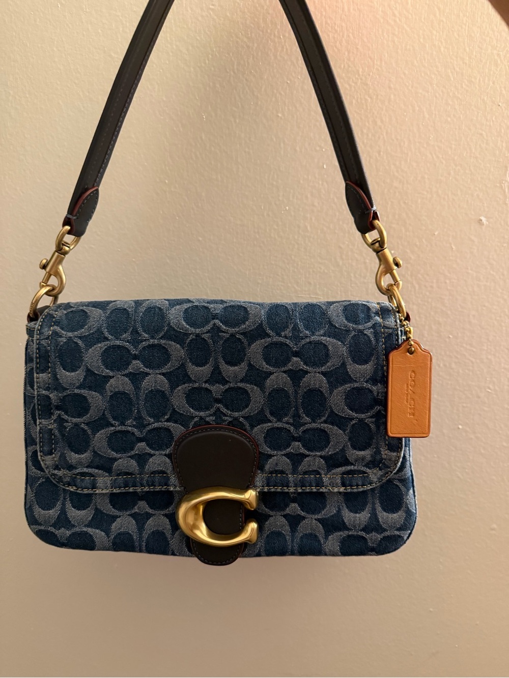 Coach Denim Soft Tabby